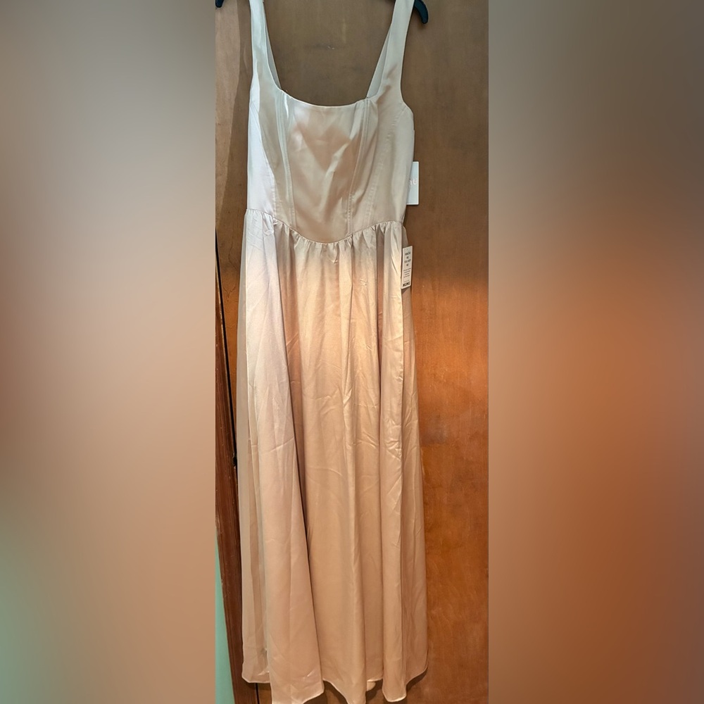 Show Me Your MuMu Champagne Nina Corset Dress NWT